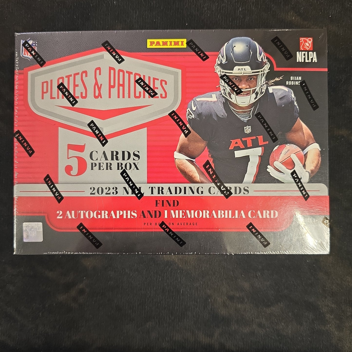 NFL Panini Plates and Patches Hobby Box 2023
