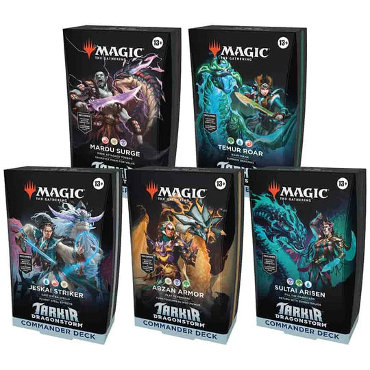 Magic the Gathering: Tarkir Dragonstorm Commander Decks Case