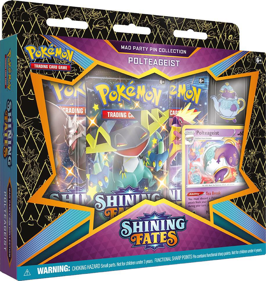 Pokémon: Shining Fates Polteageist - Mad Party Pin Collection
