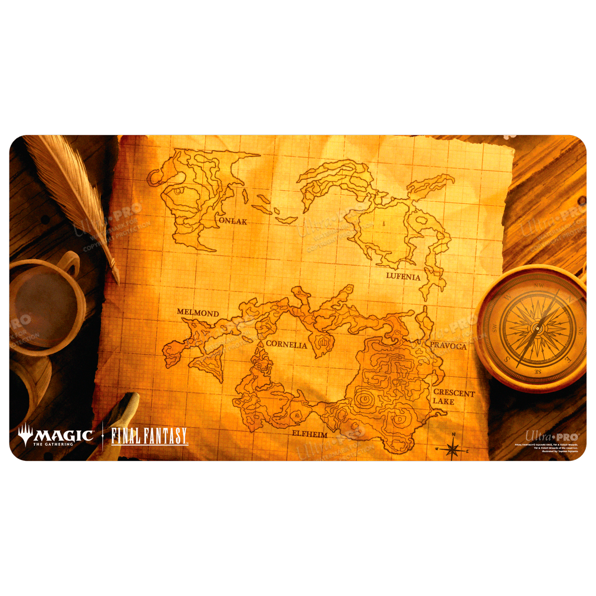 Ultra PRO Playmat- Magic: The Gathering Final Fantasy World Map
