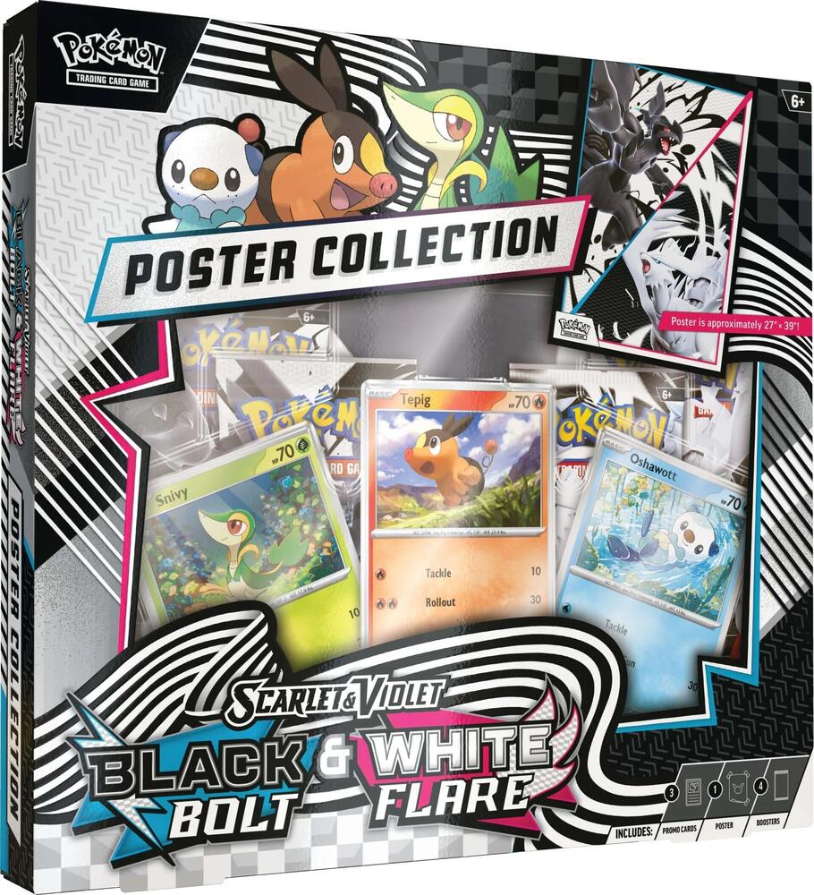 Unova Poster Collection Black Bolt White Flare