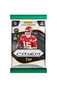 2025 Prizm Football Megabox 7 Card Pack
