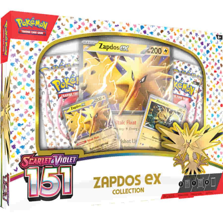 Pokemon: Scarlet & Violet 151 Zapdos ex Box