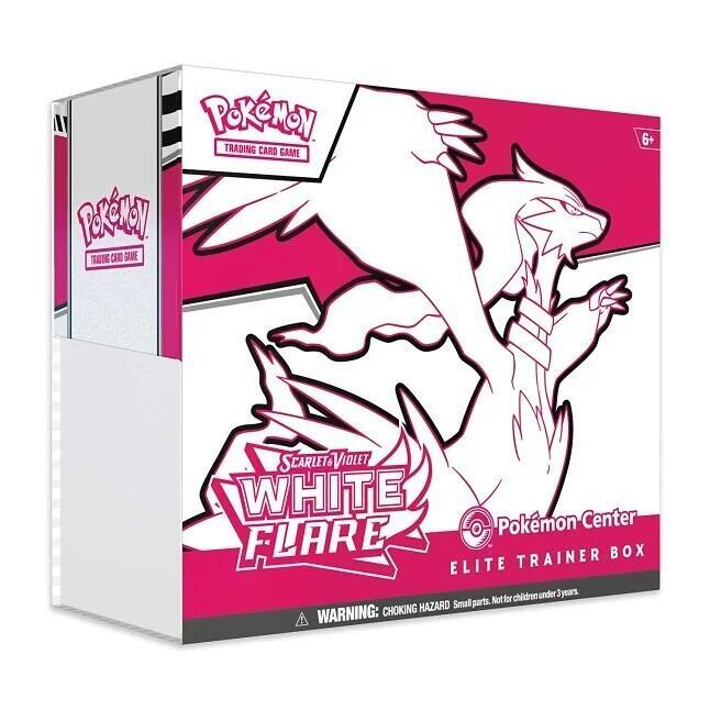 White flare Pokémon center Etb
