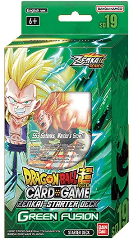 Dragon Ball Super Card Game: Masters Starter Deck 19 Green Fusion (SD19)
