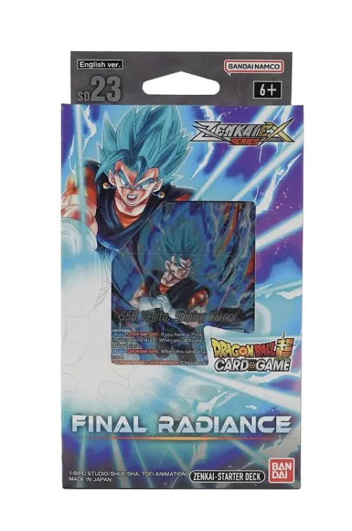 Dragon Ball Super Card Game: Masters Starter Deck 23 Final Radiance (SD23)