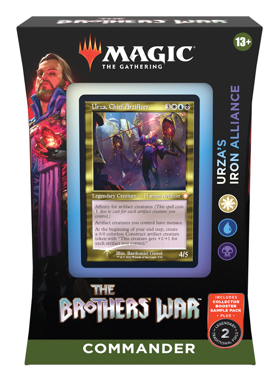Magic the Gathering: The Brothers' War Commander Deck Urza, Chief Arti Hyper Collectibles Magic the Gathering: The Brothers' War Commander Deck Urza, Chief Arti Hyper Collectibles