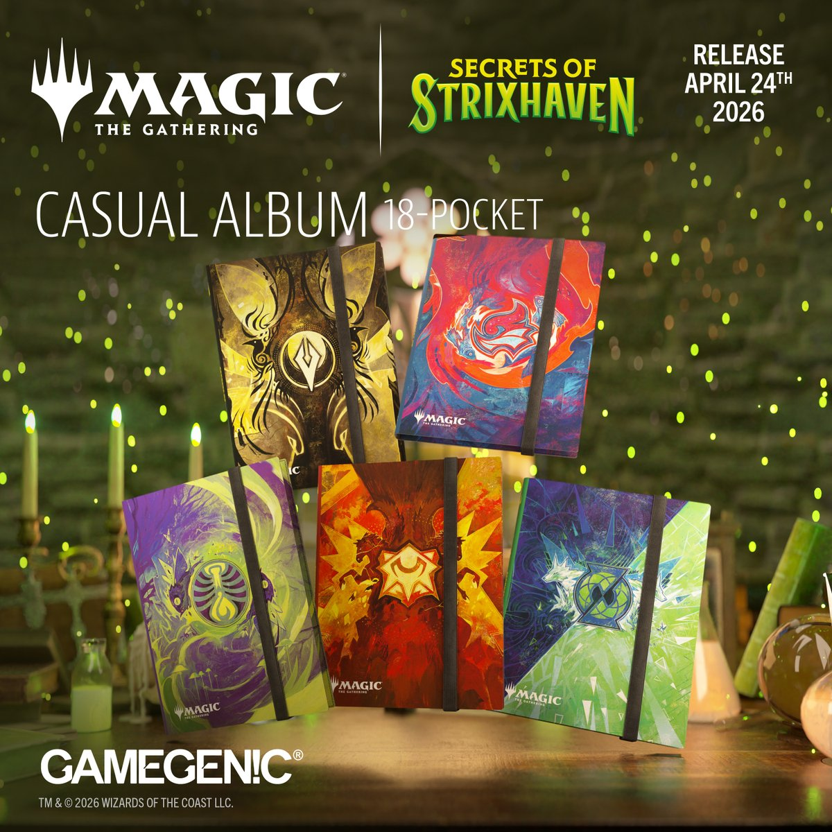 MTG: Secrets Of Strixhaven (SOS) - Gamegenic Casual Album 18-Pocket