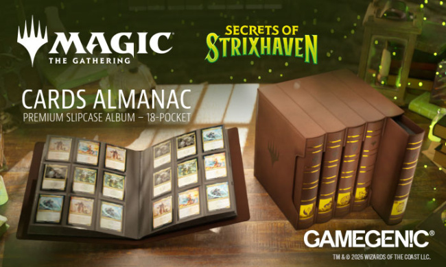 MTG: Secrets Of Strixhaven (SOS) - Gamegenic Cards Almanac Premium Slipcase Album 18-Pocket