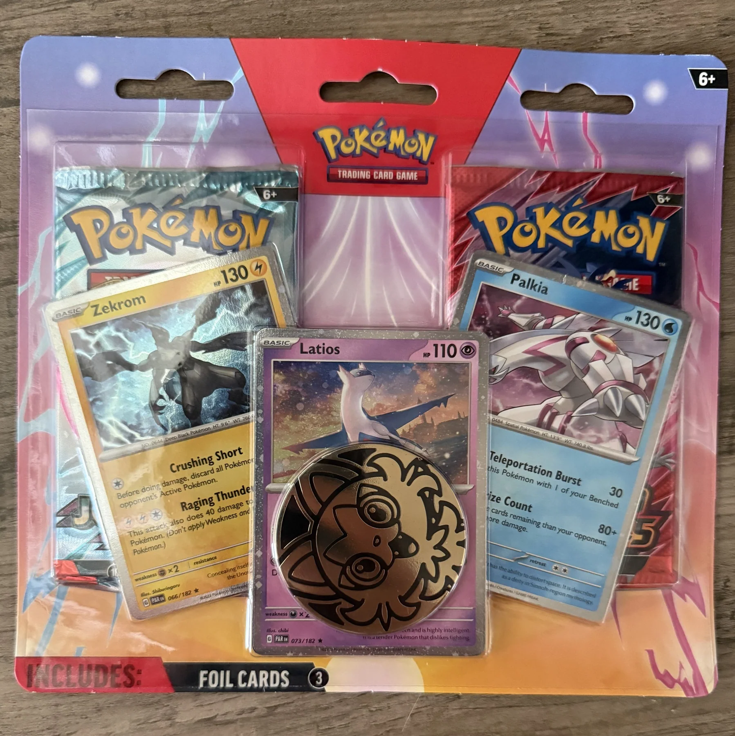 Zekrom Palkia Latios Journey Together Destined Rivals Coin Blister Pack