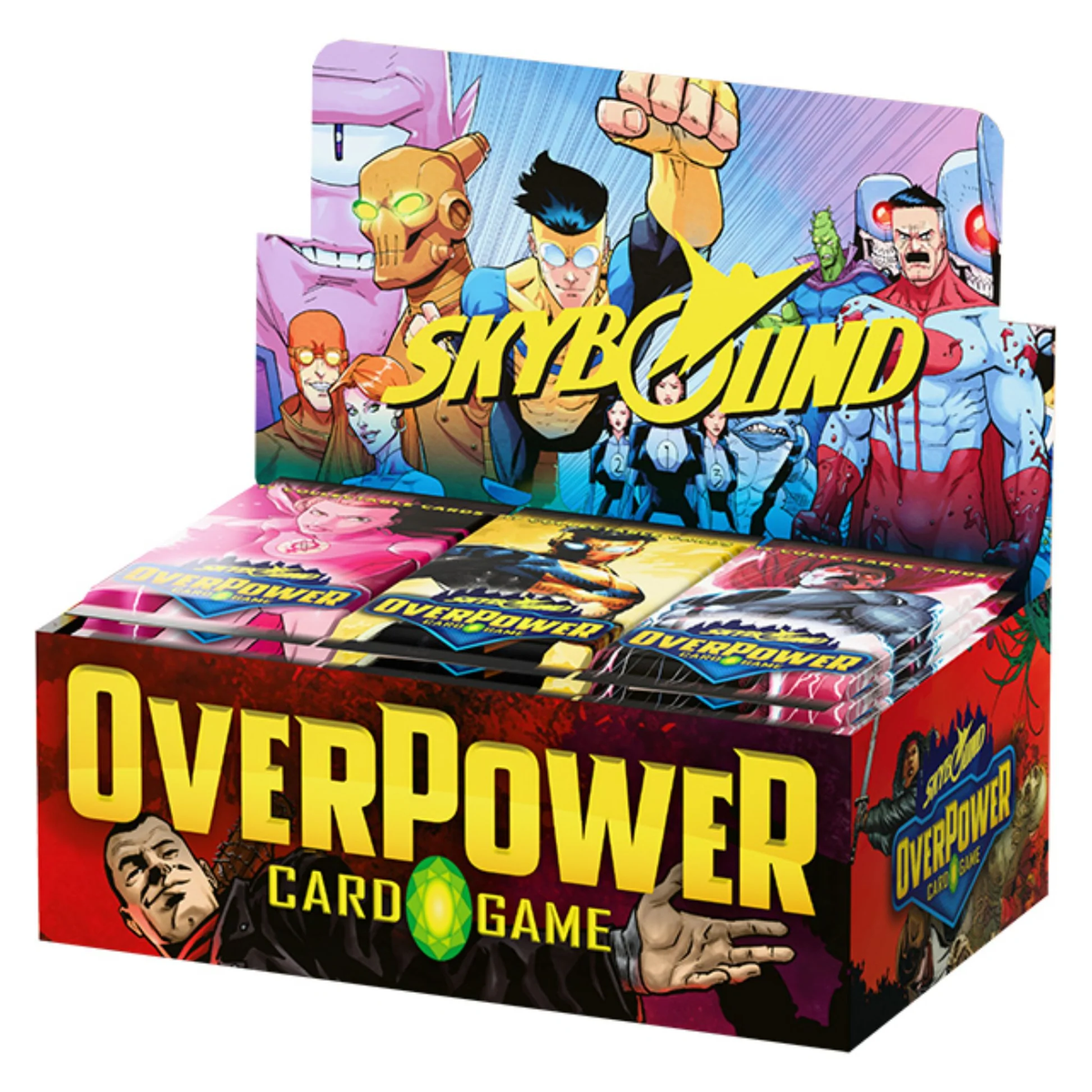 Overpower Skybound Card Game Invincible and Walking Dead Booster Box