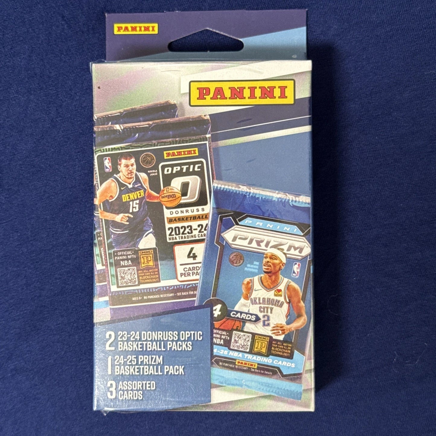 Panini Basketball 3 Assorted Card Pack