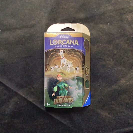 Disney Lorcana: Chapter 3 Into The Inklands Amber and Emerald Starter Deck