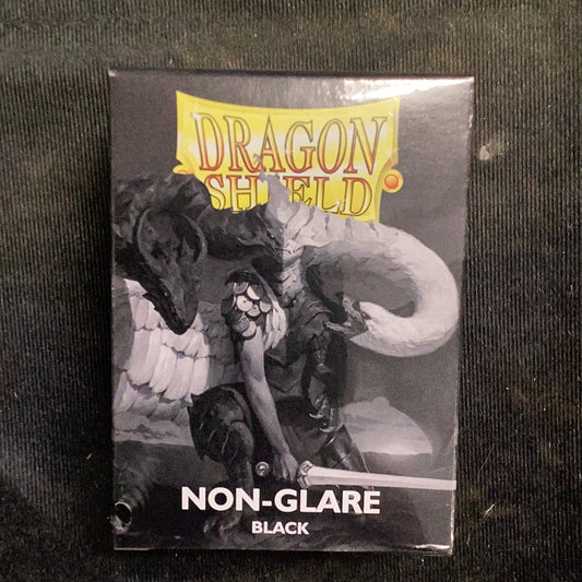 Dragon Shield: Non-Glare Black Sleeves 100ct