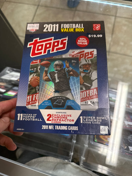 2011 tops football value box