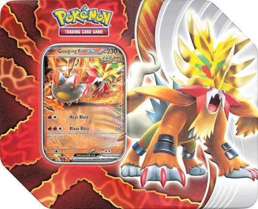 Paradox Destinies Tin [Gouging Fire ex] - Miscellaneous Cards & Products (MCAP)
