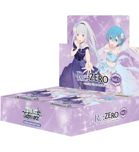Weiss Schwarz Re:ZERO Starting Life In Another World Vol 3 Booster Box English