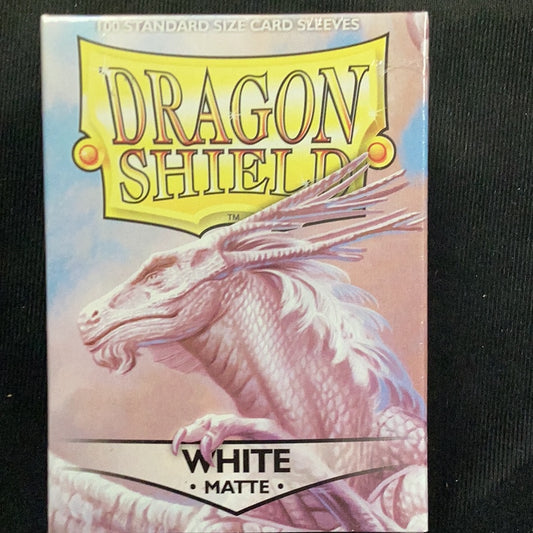 Dragon Shield: White Matte Sleeves 100ct