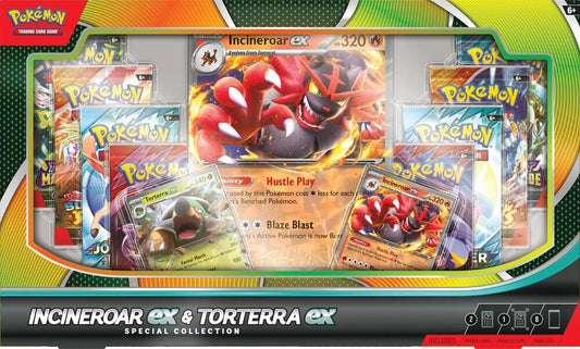 Pokemon: Incineroar ex and Torterra ex Special Collection