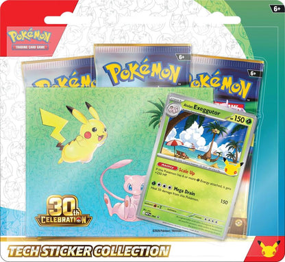 (preorder) POKEMON: 30TH CELEBRATION TECH STICKER