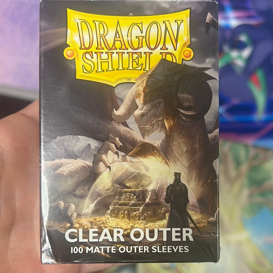 Dragon Shield: Clear Outer 100 Matte Sleeves