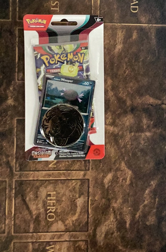 Pokémon: Scarlet & Violet Obsidian Flames Paldean Wooper Checklane Blister