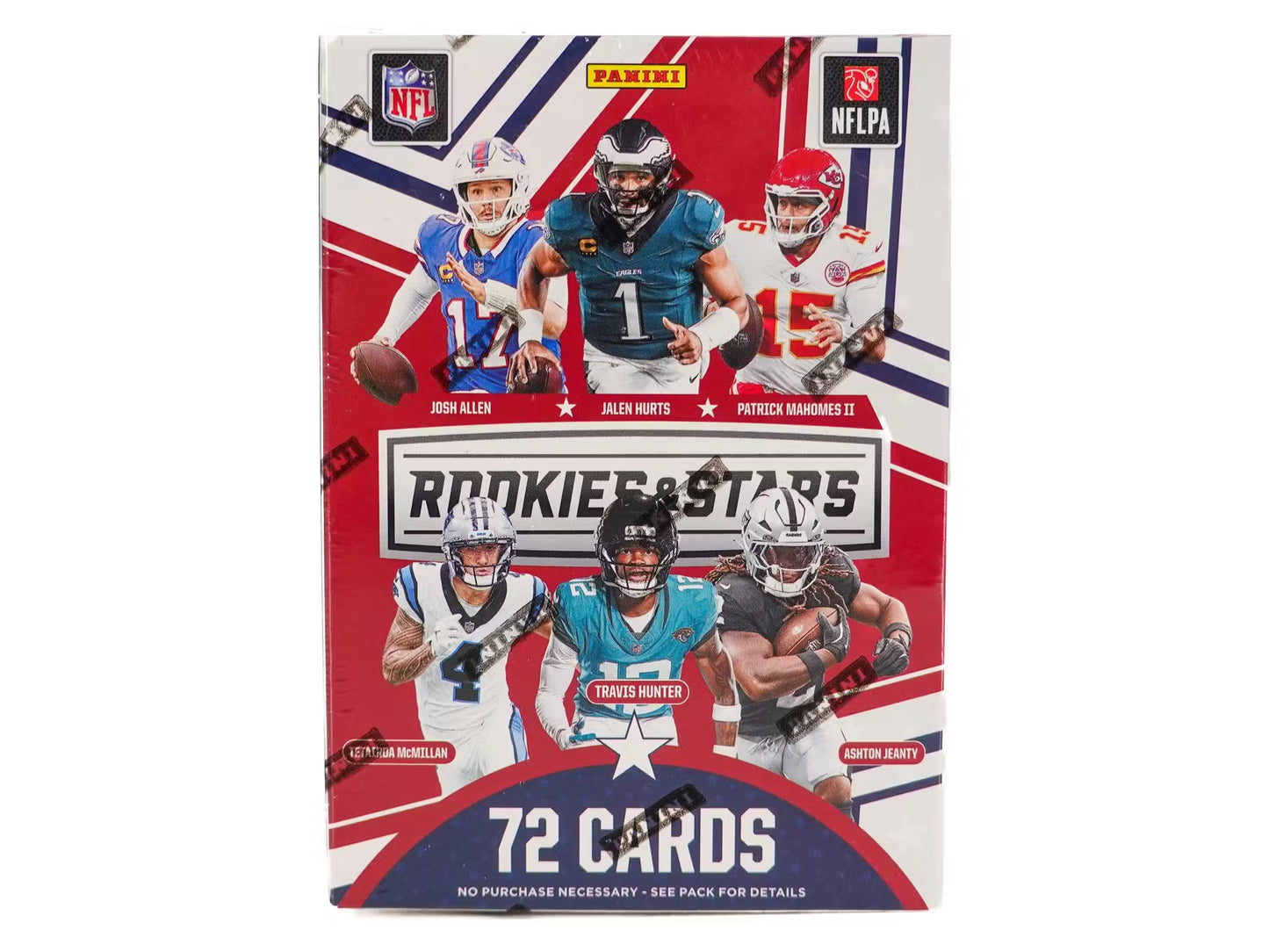 Rookies and Stars Panini NFL 72 Cards