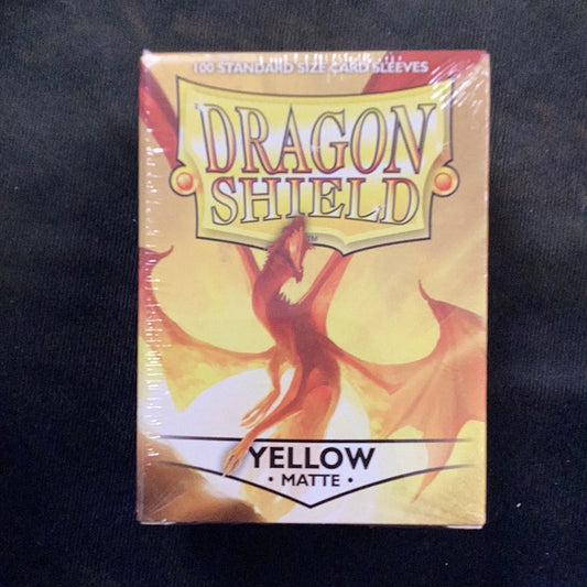 Dragon Shield: Yellow Matte Sleeves 100ct