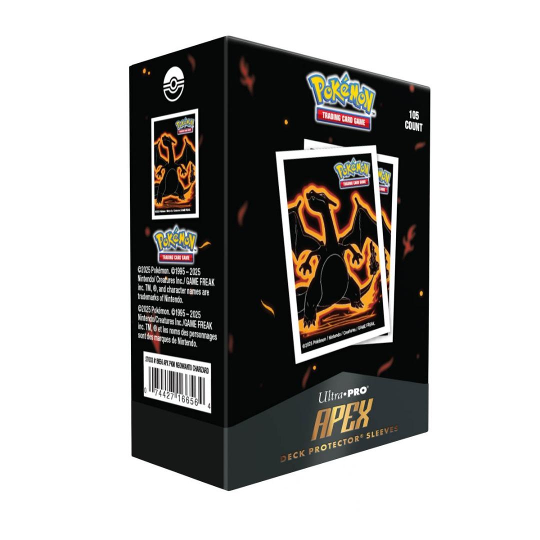 Ultra Pro Apex Deck Protector: Neon Kanto Charizard