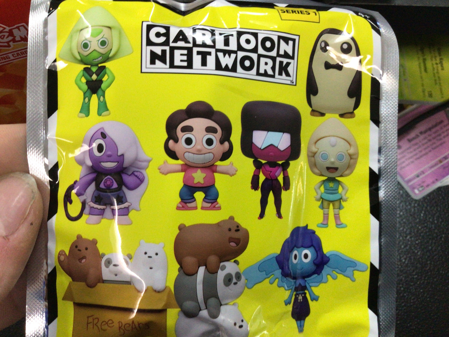 Cartoon Network figure bag clip