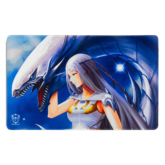 Dueling Guard: Eyes of Blue - 1-Player Stitched Playmat