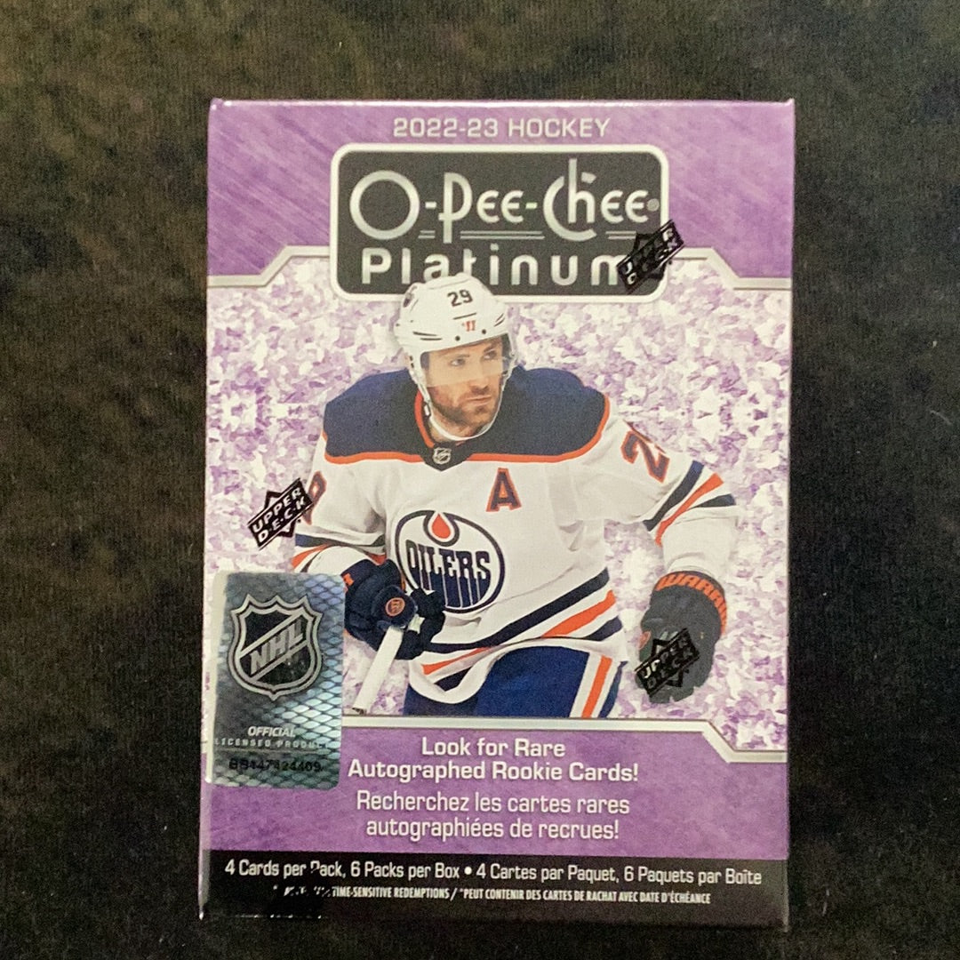 2022/2023 Upper Deck O-Pee-Chee Platinum HK Box