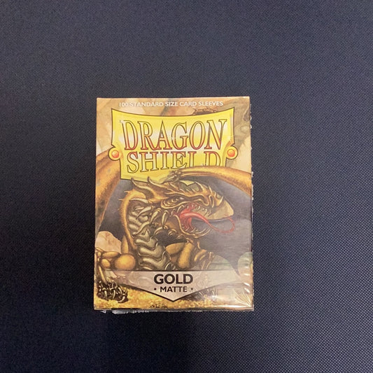 Dragon Shield: Gold Matte Sleeves 100ct