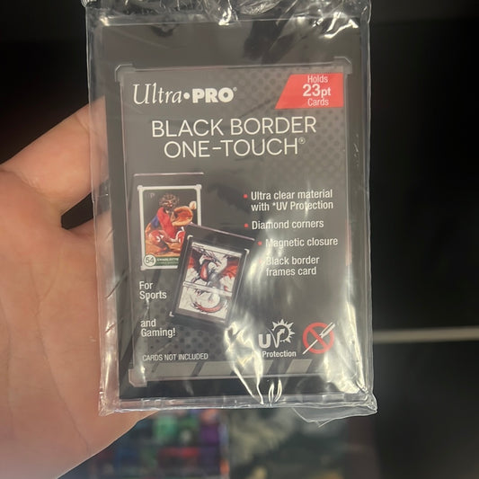 Ultra PRO: Black Border One-Touch (23pt cards)