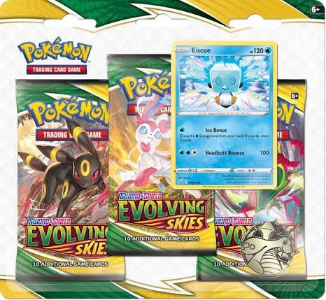 Pokèmon: Evolving Skies - 3 Pack Blister