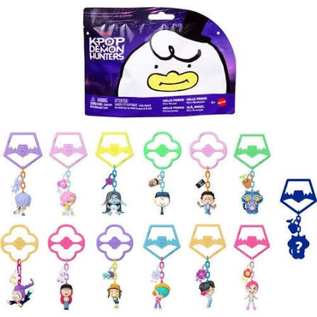 kpop demon hunters minifigure keychain