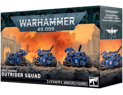 Warhammer 40k - space marine - outrider squad