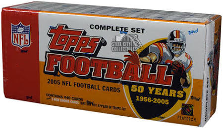 Topps Football 2005 Complete Factory Set Box