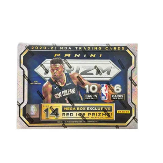 Panini Prizm NBA 2020-21 Mega Box Blue Box (Red Ice Prizms)