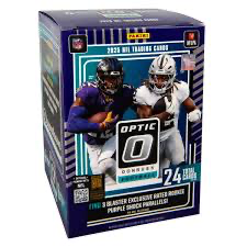 2025 PANINI DONRUSS OPTIC FOOTBALL BLASTER BOX (PURPLE SHOCK PARRALLELS)