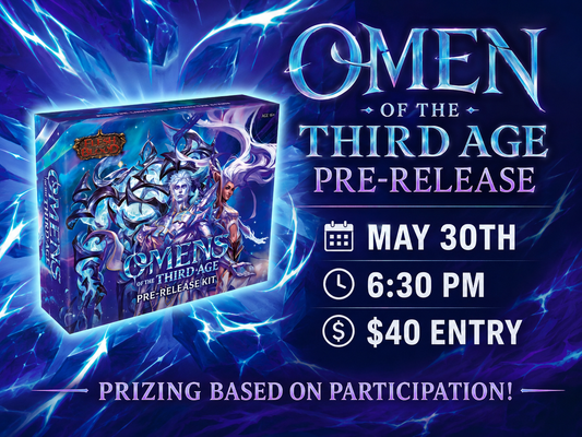Omens Of The Third Age Pre-Release Ticket