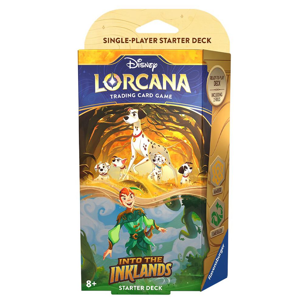 Disney Lorcana: Into The Inklands Starter Deck (Amber & Emerald) (C3)