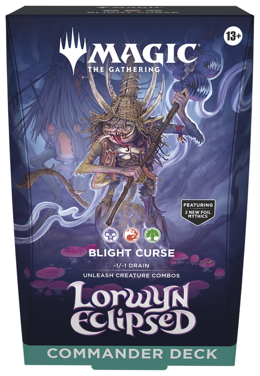MTG Lorwyn Eclipsed Commander Deck Blight Curse PRESALE