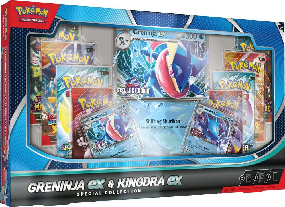 Pokemon TCG: Greninja ex & Kingdra ex Special Collection
