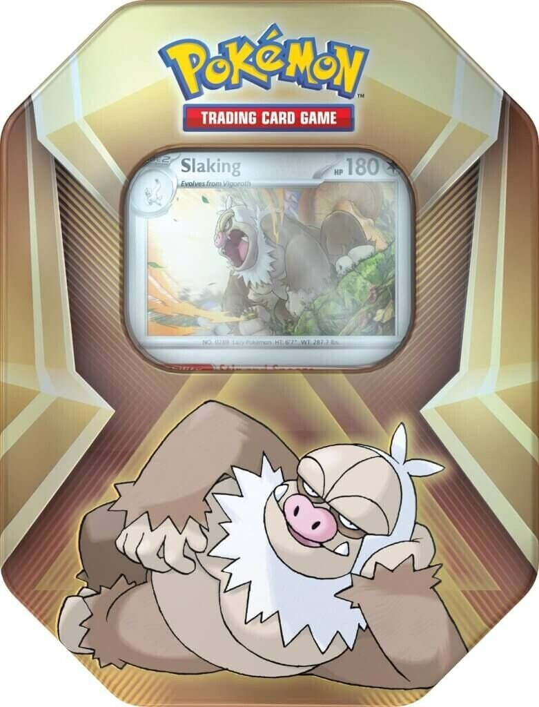 Pokémon: Triple Whammy Slaking Tin (small)