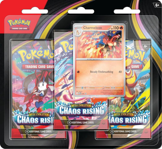 Pokemon: Chaos Rising (ME04) - 3-Booster Blister Packs