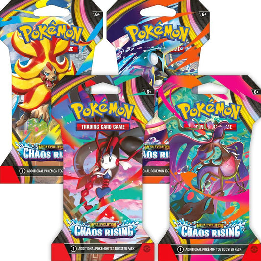 Pokemon: Chaos Rising (ME04) - Sleeved Booster Pack