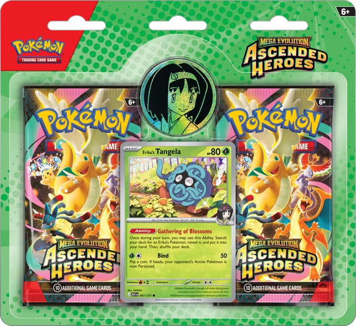 Pokemon: Mega Evolution Ascended Heroes - 2-Pack Blister