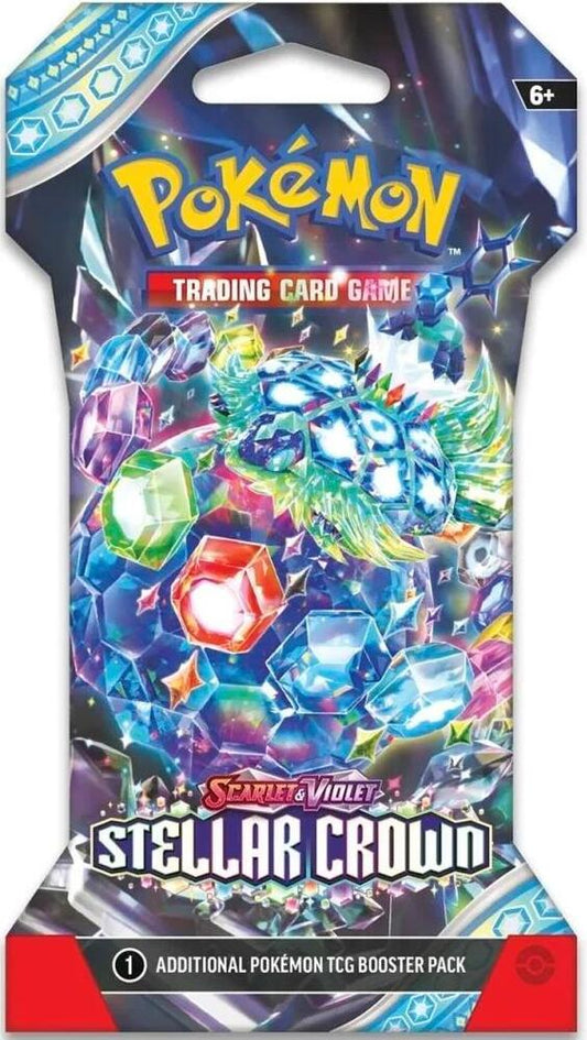 Pokemon: Stellar Crown Sleeved Booster- SV07: Stellar Crown (SV07)