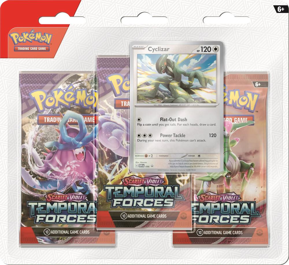 Pokémon: Temporal Forces 3 Pack Blister